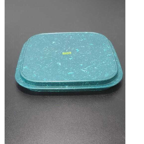 Vintage Tupperware Meal Mate rectangle replacement lid Teal Server Tray # 1703 - Picture 2 of 4